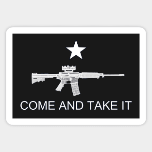 Texas Style "Come and Take It" - AR-15 Sticker